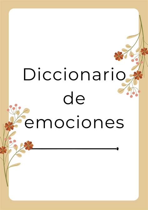 Diccionario De Emociones By May Andii Issuu