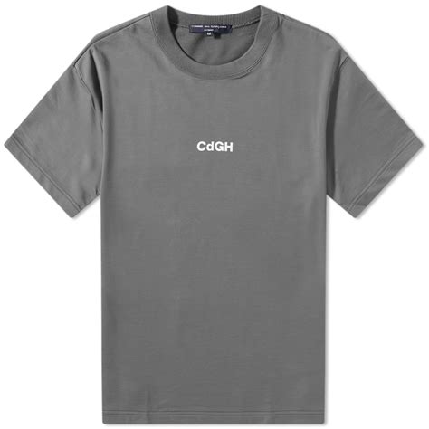 Comme Des Garçons Homme Logo T Shirt Charcoal Grey End Nz