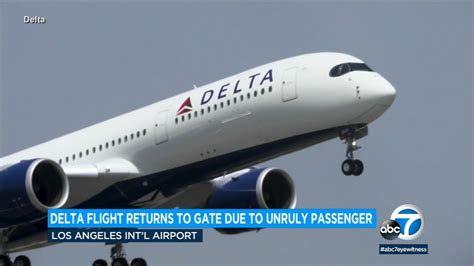 Delta Airlines Passenger On Delta Flight From Lax Airport Detained After Opening Emergency Exit