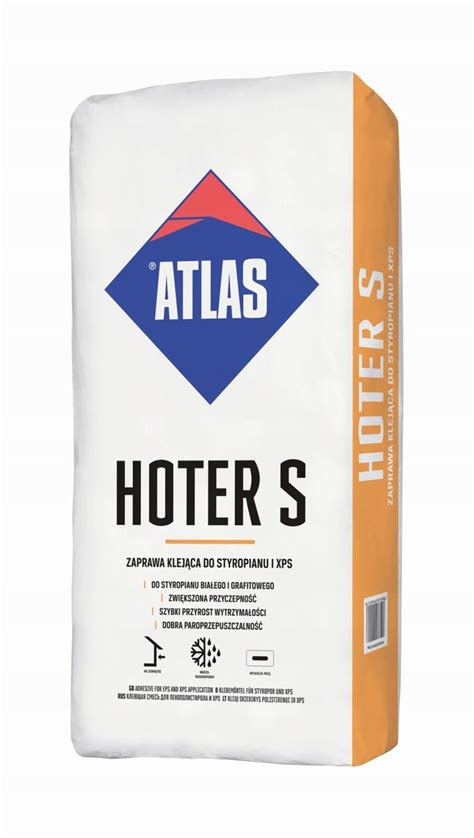 ATLAS HOTER S ZAPRAWA KLEJOWA DO STYROPIANU 25KG ERLI Pl