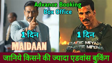 Bade Miyan Chote Miyan Vs Maidaan Advance Booking Update Bade Miyan