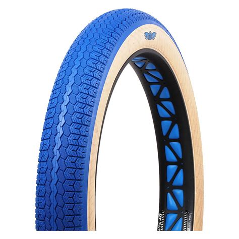 26x350 Se Racing Chicane Fat Ripper Bmx Cruiser Tire Blue W Skinwa