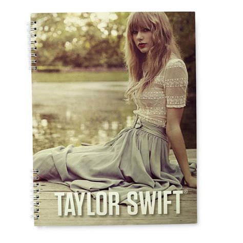 Taylor Swift 2012 13 Spiral Notebook Lg Style E Spiral Bound Office Supplies School