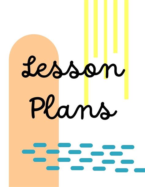 Downloadable Daycare Lesson Planning Forms Preschool Childcare Lesson