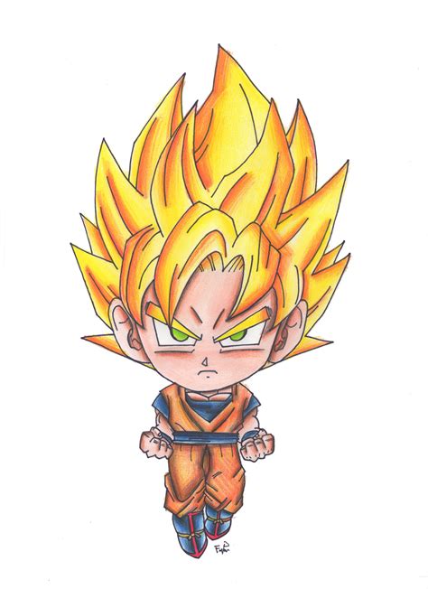 Chibi Goku Ssj By Cheygipe On Deviantart