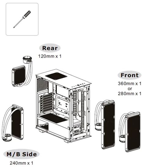 Thermaltake Ca S M Wn Divider Tg Argb Mid Tower Chassis User