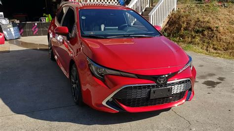 2022 Toyota Corolla Hatchback Xse In The Premium Color Finish Line Red Youtube