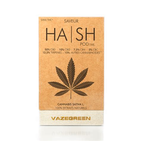 Grossiste Pod Vazegreen Hash Ml