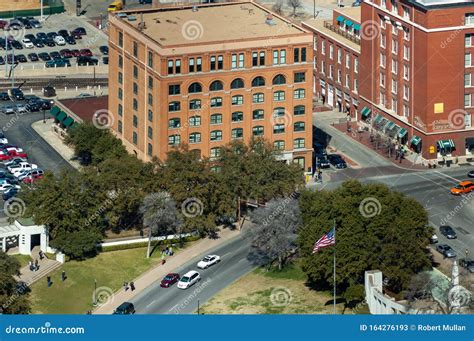 The Former Texas School Book Depository Building in Dealey Plaza ...