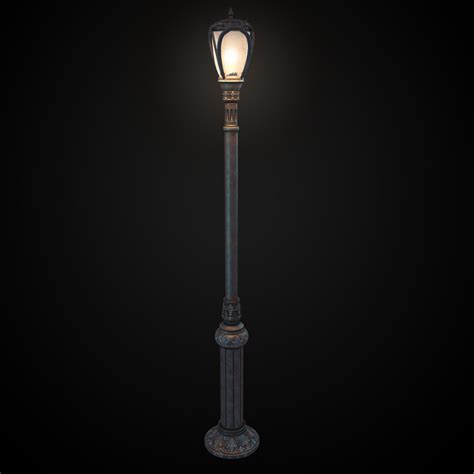 3d New York Street Lamp