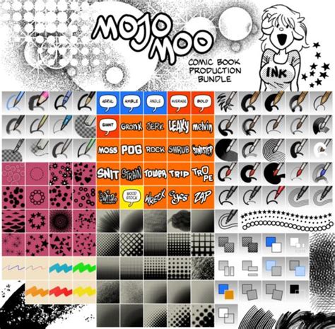 Mojo Moo For Comics Resources Brushes And Bundles Krita Artists