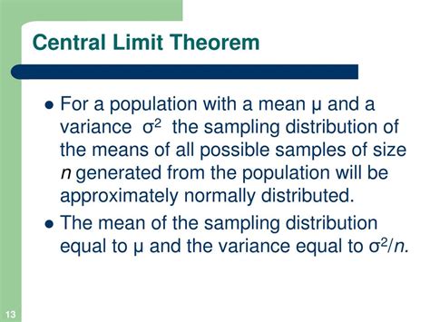 Ppt Sampling Methods And The Central Limit Theorem Powerpoint