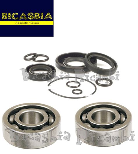 1581 KIT CUSCINETTI SKF PARAOLI ALBERO MOTORE VESPA 125 ET3