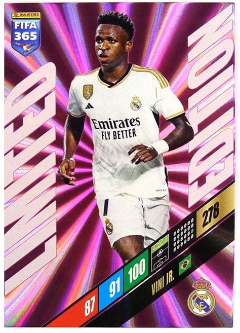 Vinicius Jr Karta Limited Fifa Adrenalyn Real Madryt