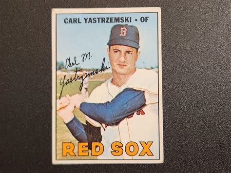 At Auction Topps Carl Yastrzemski Hof