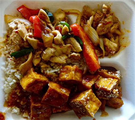 Https Flic Kr P Yrwe2B Spicy Tofu And Thai Basil Chicken From Ozone