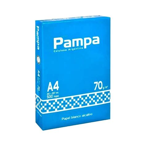 RESMA PAMPA A4 70 GR PQX500 Papelera Cumbre Productos para librería