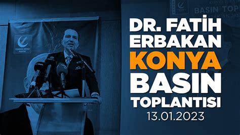 Genel Başkanımız Dr Fatih Erbakan Konya Basın Toplantısında Gündemi