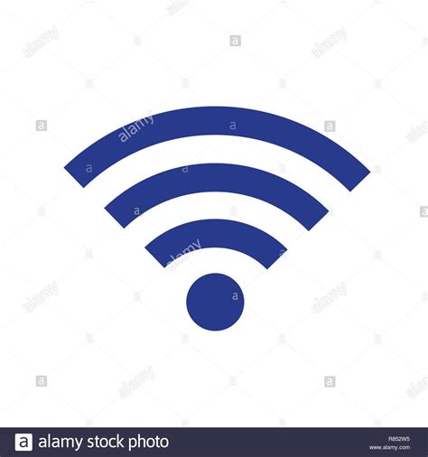 Wifi Symbol Blue Hi Res Stock Photography And Images Alamy