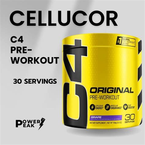 Cellucor C4 Original Pre Workout 30 Servings 60 Servings เพิ่มแรงระดับ