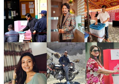 Nepali cine artistes vote for 'change' - Nepal Minute :: Nepal Minute ...