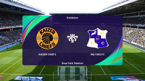 Kaizer Chiefs Vs Milford FC 25 02 2024 NedBank Cup PES 2021 YouTube