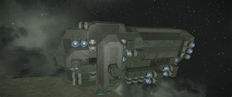 Space Engineers Military Cargo Ship V 1 0 Blueprint Ship Other