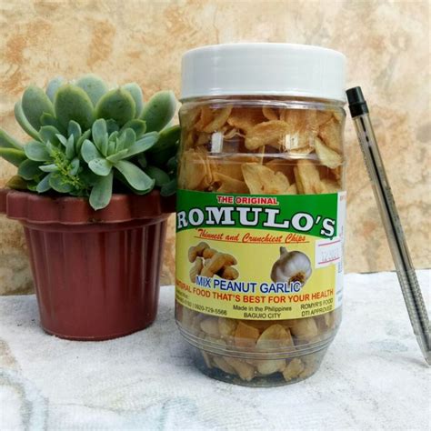 Baguio Pasalubong Romulos Mix Peanut Garlic Chips Baguio Products