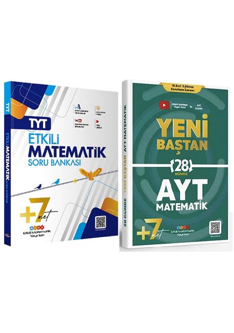 Etkili Matematik Yks Tyt Ayt Matematik Soru Bankas Li Set Fiyatlar