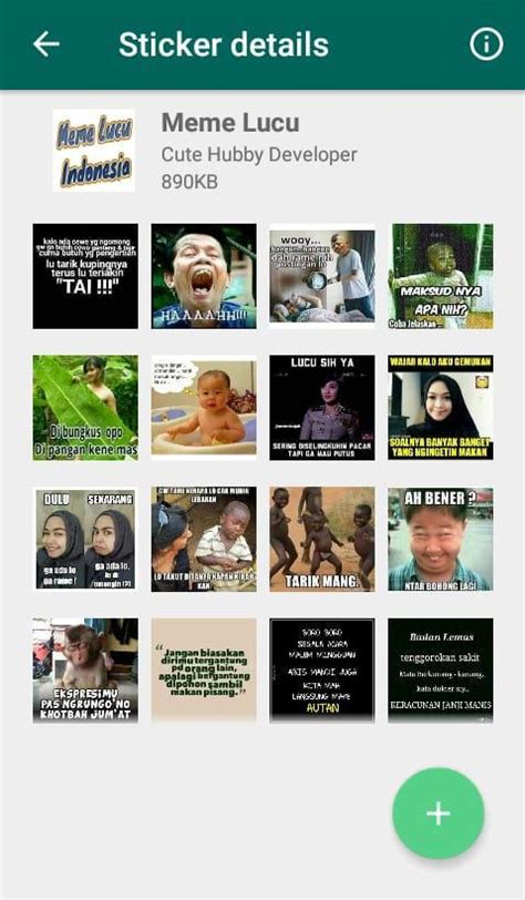 Stiker WA Meme Lucu APK voor Android Download