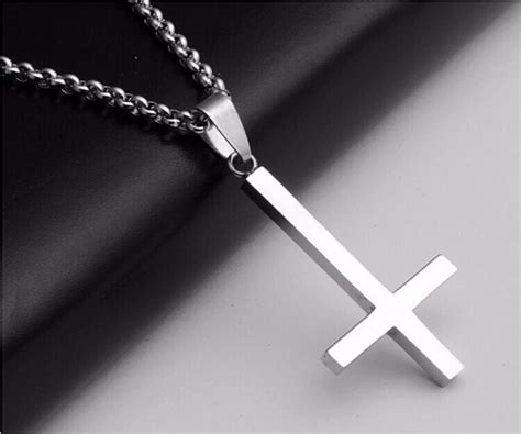 Hot Inverted Cross Of St Peter Titanium Steel 316l Stainless Steel