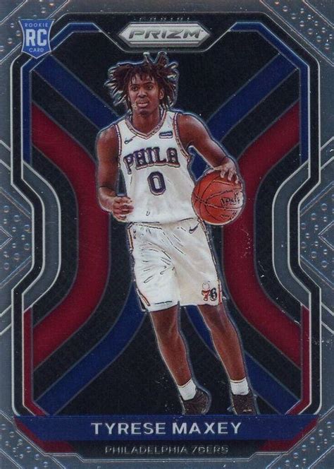 Tyrese Maxey Prices Rookie Panini Prizm Basketball Cards