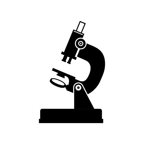 microscope vector art icons  graphics