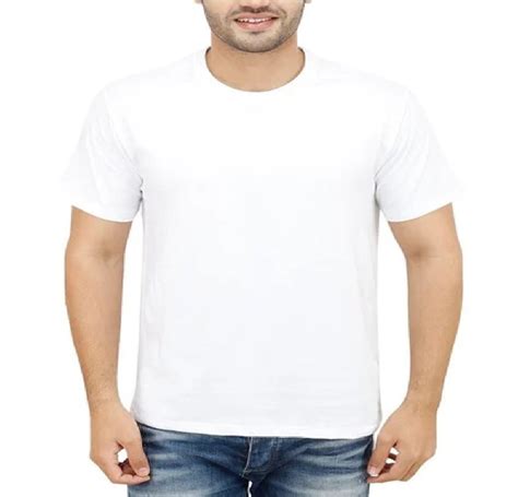 Plain Polyester Men Sublimation T Shirt Round Collar At Rs Piece