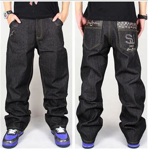 Popular Black Baggy Jeans Buy Cheap Black Baggy Jeans Lots From China