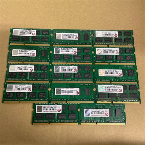 Yahooオークション ス19 Transcend ノートpcメモリ 4gb 2rx8 Ddr3 1