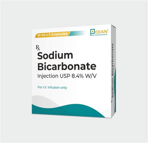 Sodium Bicarbonate 8.4% w/v Infusion » Ocean Pharmaceutical