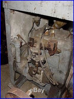 Vintage Antique LeRoi Two Cylinder Hit Miss Gas Engine Tractor Compressor Pump | Hit Miss Engine