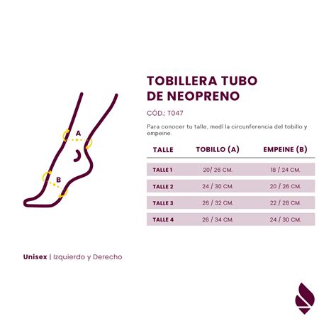 Tobillera Tubo De Neoprene Dema Argentina