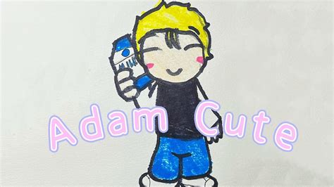 How To Draw Adam Cute LankyBox YouTube