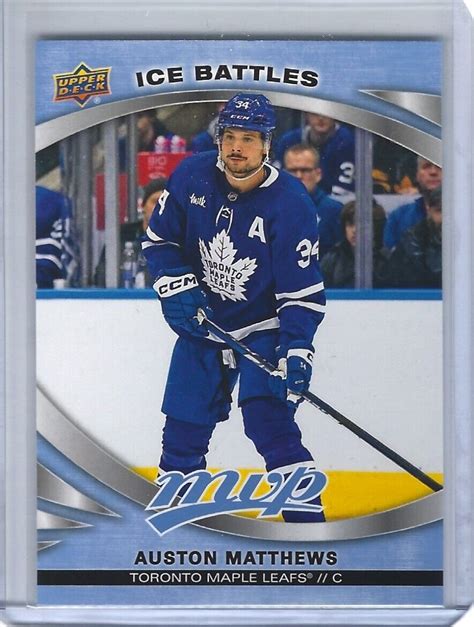 Upper Deck Mvp Ice Battles Auston Matthews For Sale