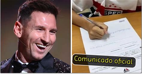 OFFICIEL Lionel Messi Signe Un Contrat Avec Sao Paulo C Est Un