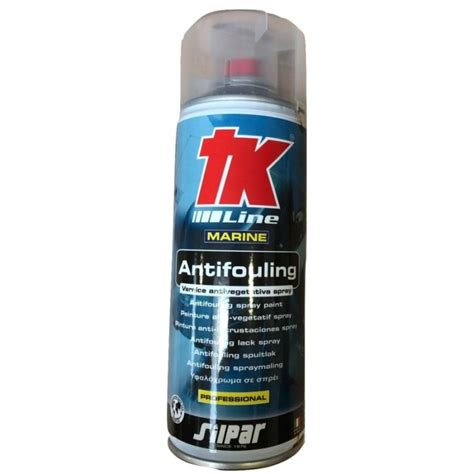 Silpar TK Antifouling Spray Paint - Grey for Outboards and Sterndrives