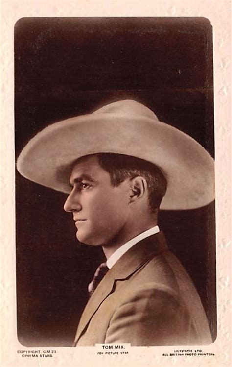 Tom Mix Cinema Star Actor Actress Movie Star Postcard OldPostcards