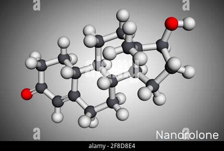 Nandrolone, 19-Nortestosterone, nortestosterone molecule. It is ...