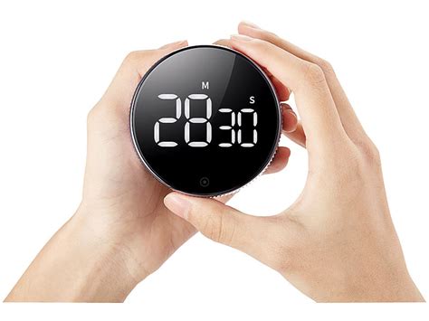 CASAcontrol Digitaler Küchentimer Digitaler Küchen Timer mit Drehrad