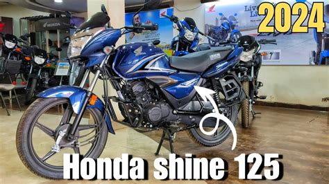 Honda Shine 125 New Model 2024 Obd 2 E20 Fi New Features Mileage