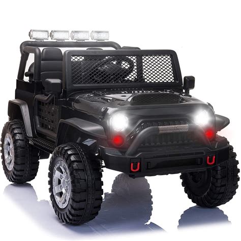 12V Kids Ride on Truck, 2 Seater Powered Ride on Car with Remote Control - Furni Outdoor World