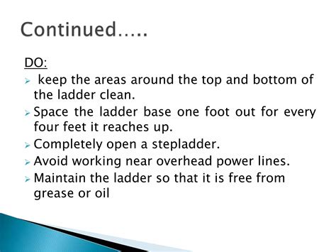 Ladder Types & Safety & Requirements | PDF