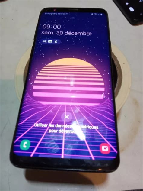 SAMSUNG GALAXY S9 SM G960 64 Go Gris Titane Double SIM EUR 30 00